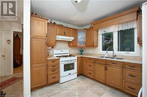 166 Cobourg Street, Stratford, ON - Indoor Photo Showing Kitchen With Double Sink