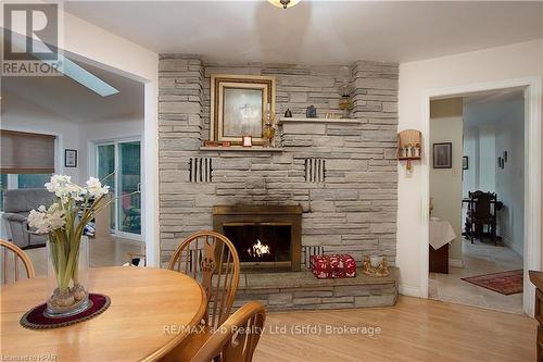 166 Cobourg Street, Stratford, ON - Indoor Photo Showing Dining Room With Fireplace