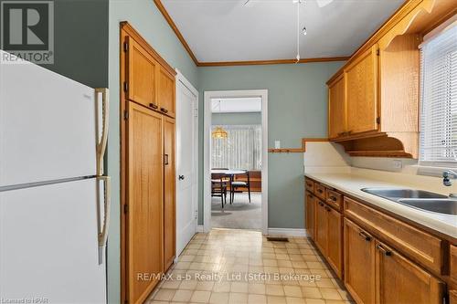 75 Youngs Street, Stratford, ON - Indoor Photo Showing Kitchen With Double Sink