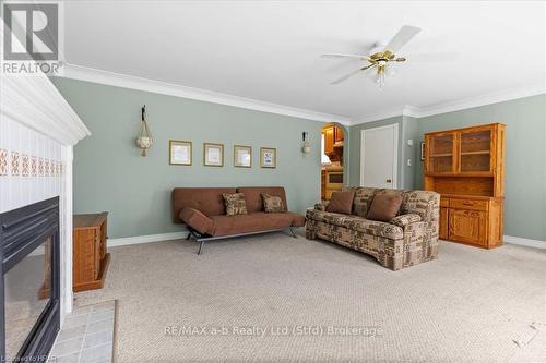 75 Youngs Street, Stratford, ON - Indoor Photo Showing Living Room With Fireplace