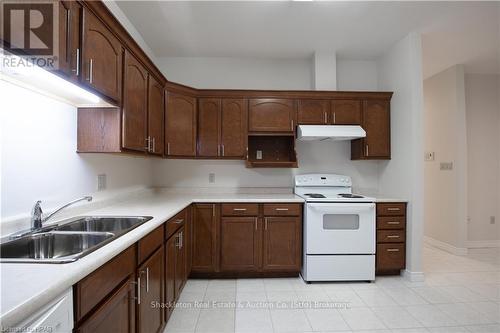 351 - 55 Downie Street, Stratford, ON - Indoor Photo Showing Kitchen With Double Sink