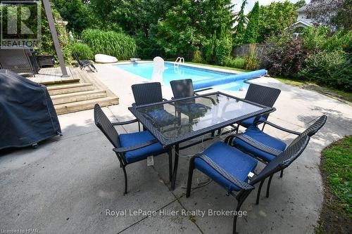 39 Park Lane Drive, Stratford, ON - Outdoor With In Ground Pool With Deck Patio Veranda