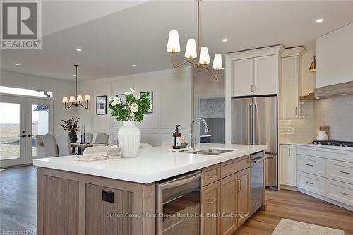 73588 Irene Crescent, Bluewater (Hay), ON - Indoor Photo Showing Kitchen With Double Sink With Upgraded Kitchen