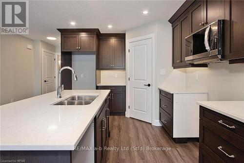 16 Linda Drive, Huron East (Seaforth), ON - Indoor Photo Showing Kitchen With Double Sink