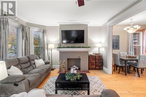 88 St David Street, Goderich (Goderich (Town)), ON - Indoor Photo Showing Living Room With Fireplace