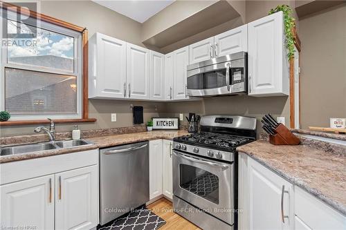 88 St David Street, Goderich (Goderich (Town)), ON - Indoor Photo Showing Kitchen With Double Sink