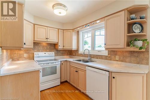 249 George Street, South Bruce Peninsula, ON - Indoor Photo Showing Kitchen With Double Sink