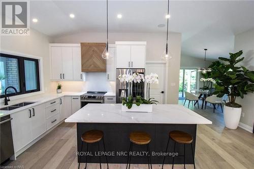 17 Parklane Crescent, St. Catharines (461 - Glendale/Glenridge), ON - Indoor Photo Showing Kitchen With Double Sink With Upgraded Kitchen