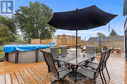 2474 Stevensville Road, Fort Erie (328 - Stevensville), ON - Outdoor With Above Ground Pool With Deck Patio Veranda With Exterior