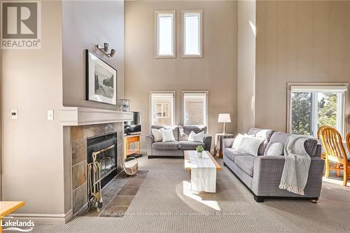 204 - 169 Jozo Weider Boulevard, Blue Mountains (Blue Mountain Resort Area), ON - Indoor Photo Showing Living Room With Fireplace