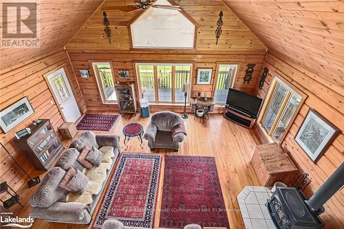 545413 4A Side Road, Grey Highlands, ON - Indoor With Fireplace