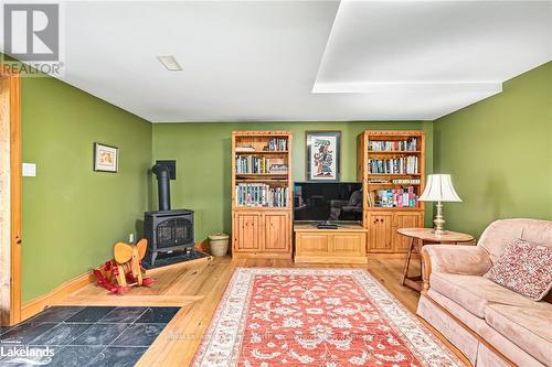 545413 4A Side Road, Grey Highlands, ON - Indoor Photo Showing Other Room With Fireplace