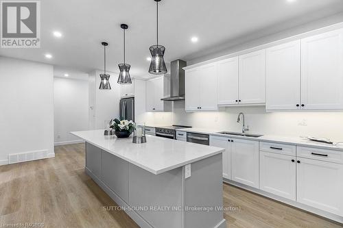 203 - 535 Isaac Street, South Bruce Peninsula, ON - Indoor Photo Showing Kitchen With Double Sink With Upgraded Kitchen