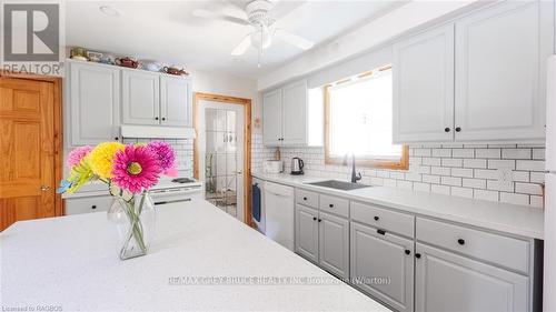 11 Silversides Pt Road, Northern Bruce Peninsula, ON - Indoor Photo Showing Kitchen