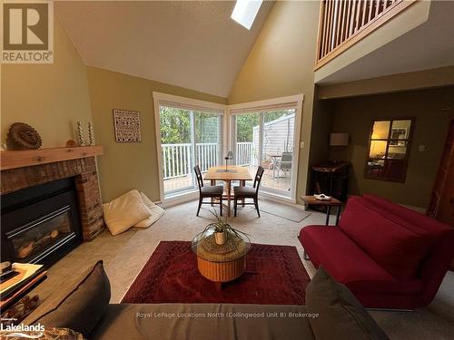 160 - 51 Trott Boulevard, Collingwood, ON - Indoor Photo Showing Living Room With Fireplace