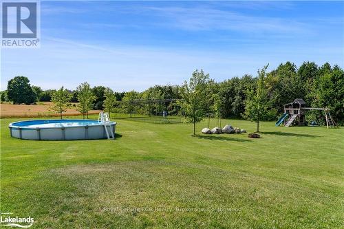 615796 3Rd Line, Blue Mountains (Blue Mountain Resort Area), ON - Outdoor With Above Ground Pool With Backyard