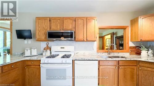 74397 Cardinal Court, Bluewater (Stanley), ON - Indoor Photo Showing Kitchen With Double Sink