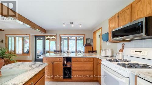 74397 Cardinal Court, Bluewater (Stanley), ON - Indoor Photo Showing Kitchen With Double Sink