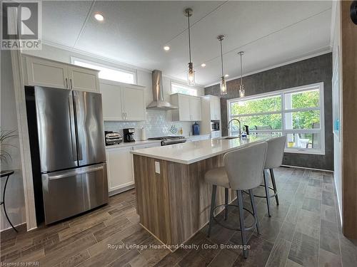 Lot 91 - 77683 Bluewater, Central Huron (Bayfield), ON - Indoor Photo Showing Kitchen With Upgraded Kitchen