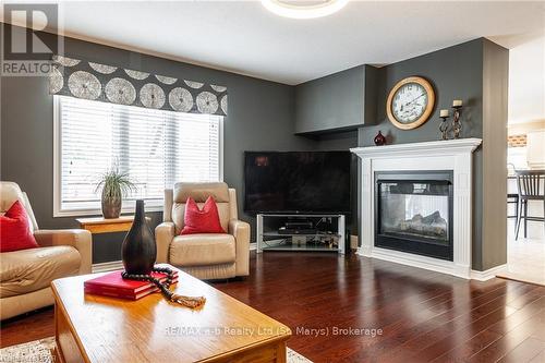 55 Stoneridge Boulevard, St. Marys, ON - Indoor Photo Showing Living Room With Fireplace