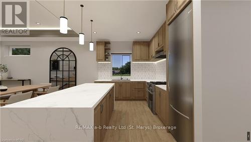 119 Glass Street, St. Marys, ON - Indoor Photo Showing Kitchen With Upgraded Kitchen