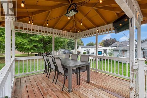 386 Mechanics Street, Huron East (Brussels), ON - Outdoor With Deck Patio Veranda With Exterior