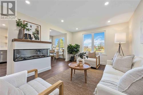 125 Templeton Crescent, St Clair, ON - Indoor Photo Showing Living Room With Fireplace