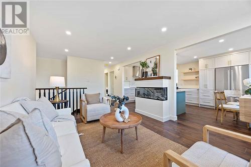 125 Templeton Crescent, St Clair, ON - Indoor Photo Showing Living Room With Fireplace