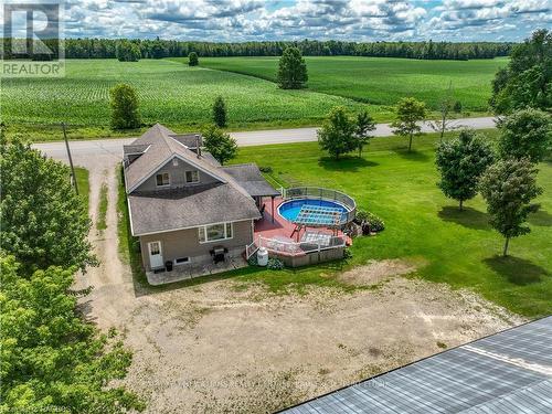 1076 Bruce Road 15, Brockton, ON - Outdoor With Above Ground Pool With View