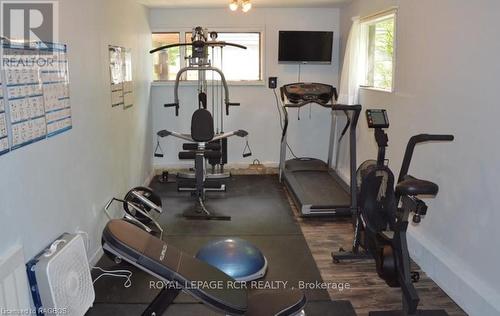 25 Avele Road, South Bruce Peninsula, ON - Indoor Photo Showing Gym Room