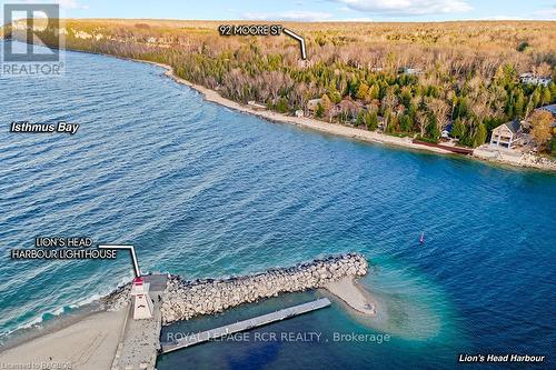 92 Moore St, Northern Bruce Peninsula, ON - Outdoor With Body Of Water With View