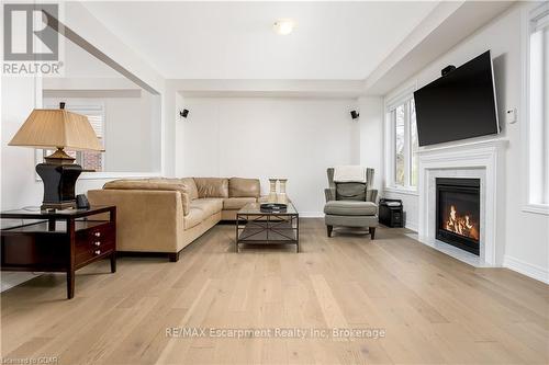 132 Drexler Avenue, Guelph/Eramosa (Rockwood), ON - Indoor Photo Showing Living Room With Fireplace