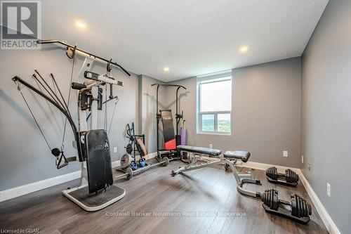 1206 - 55 Green Valley Drive, Kitchener, ON - Indoor Photo Showing Gym Room