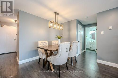 1206 - 55 Green Valley Drive, Kitchener, ON - Indoor Photo Showing Dining Room