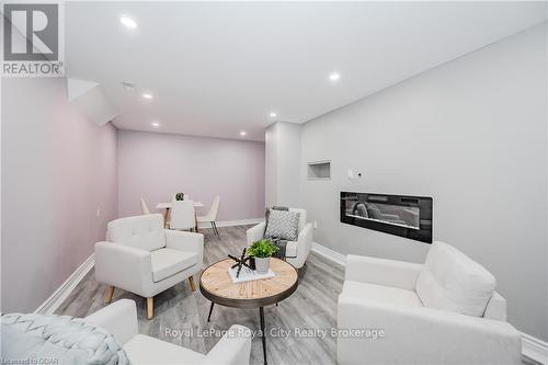 67 Hayes Avenue, Guelph (Two Rivers), ON - Indoor Photo Showing Living Room With Fireplace