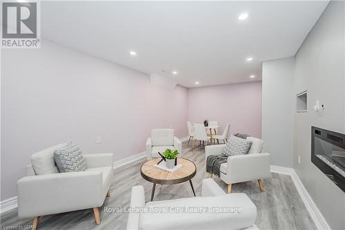 67 Hayes Avenue, Guelph (Two Rivers), ON - Indoor Photo Showing Living Room With Fireplace