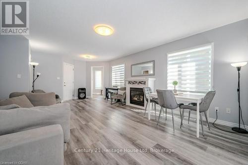 192 Severn Drive, Guelph (Grange Hill East), ON - Indoor Photo Showing Living Room With Fireplace