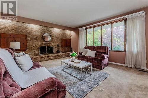 4711 Watson Road S, Puslinch, ON - Indoor Photo Showing Living Room With Fireplace