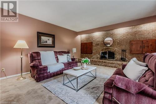 4711 Watson Road S, Puslinch, ON - Indoor Photo Showing Living Room With Fireplace