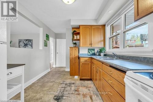 Upper - 9 June Avenue, Guelph (June Avenue), ON - Indoor Photo Showing Kitchen With Double Sink