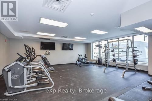 801 - 53 Arthur Street S, Guelph (Two Rivers), ON - Indoor Photo Showing Gym Room