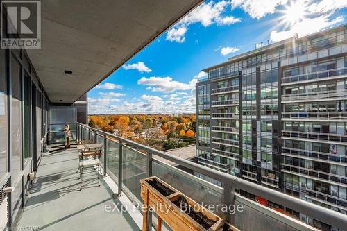 801 - 53 Arthur Street S, Guelph (Two Rivers), ON - Outdoor With Balcony With View With Exterior