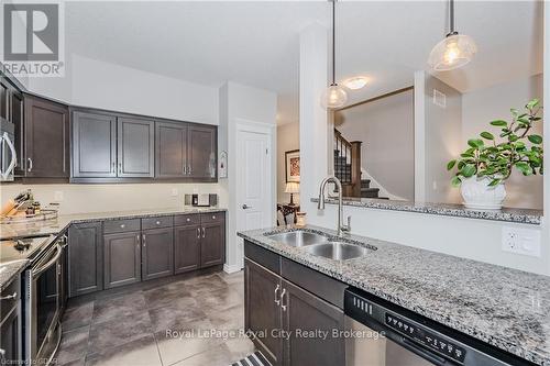 13 - 146 Downey Road, Guelph (Kortright Hills), ON - Indoor Photo Showing Kitchen With Double Sink With Upgraded Kitchen