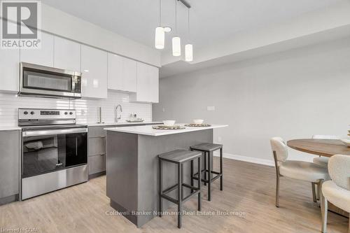 113 - 708 Woolwich Street, Guelph (Northwest Industrial Park), ON - Indoor Photo Showing Kitchen With Stainless Steel Kitchen With Upgraded Kitchen