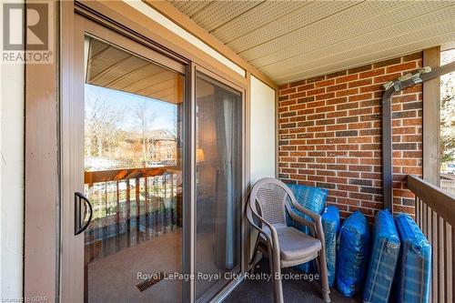 106 - 121 Waterloo Avenue, Guelph (Central West), ON - Outdoor With Deck Patio Veranda With Exterior