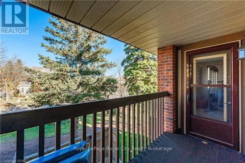 106 - 121 Waterloo Avenue, Guelph (Central West), ON - Outdoor With Balcony With Exterior