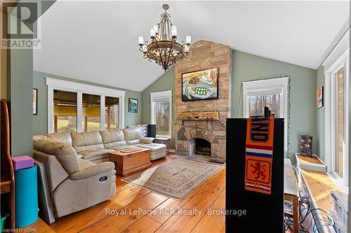 2651 Forks Of The Credit Road, Caledon, ON - Indoor Photo Showing Other Room With Fireplace