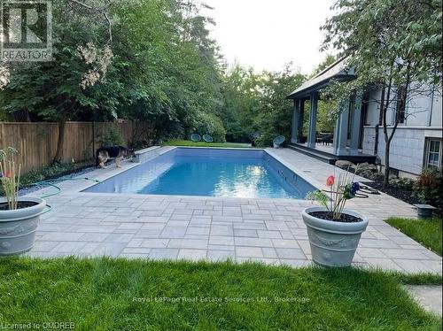 370 Poplar Drive, Oakville (1011 - Mo Morrison), ON - Outdoor With In Ground Pool With Backyard