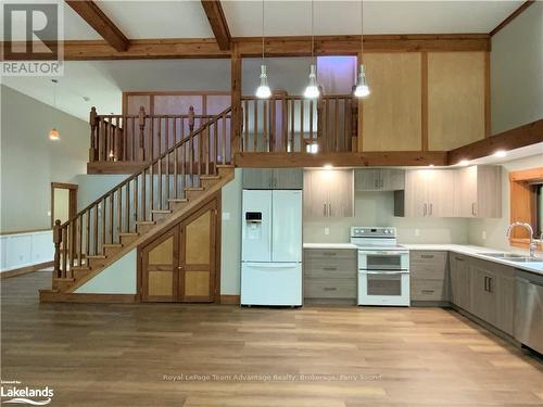 149 Highway 124, Mcdougall, ON - Indoor Photo Showing Kitchen With Double Sink