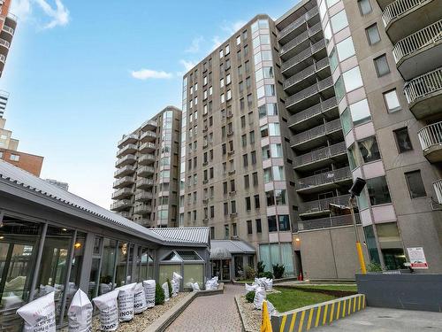 Frontage - 348-1055 Rue St-Mathieu, Montréal (Ville-Marie), QC - Outdoor With Balcony With Facade